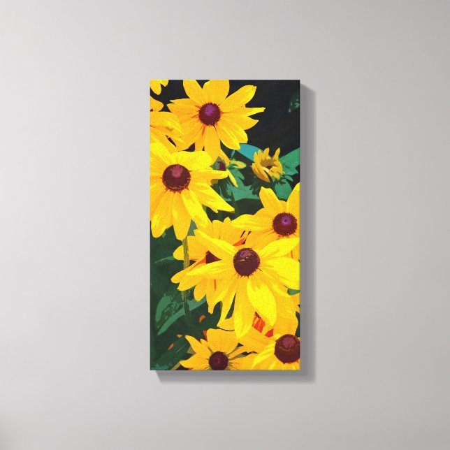 Gelbe Sonnenblumen Leinwanddruck (Vorderseite)