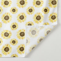 Gelbe Sonnenblumen Muster Wandtapeten