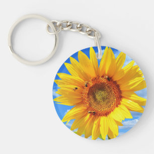 Gelbe Sonnenblumen-Schlüsselanhänger Schlüsselanhänger