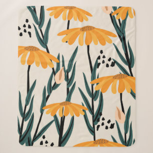 Gelbe Sonnenblumen Sherpadecke
