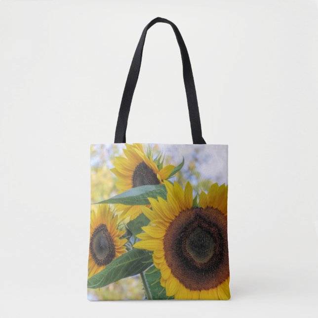 Gelbe Sonnenblumen - Tasche (Vorderseite)