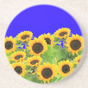 Gelbe Sonnenblumen Untersetzer