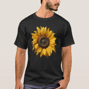 Gelbe Sonnenblumen Wasserfarbe Sommerfarben Farben T-Shirt
