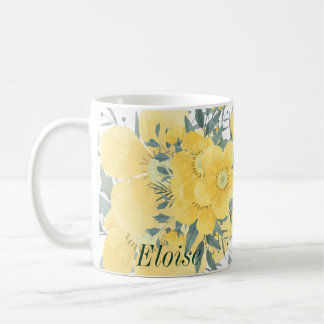 Gelbe Sonnenblüten Kaffeetasse