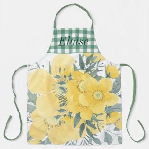 Gelbe Sonnenblüten Schürze