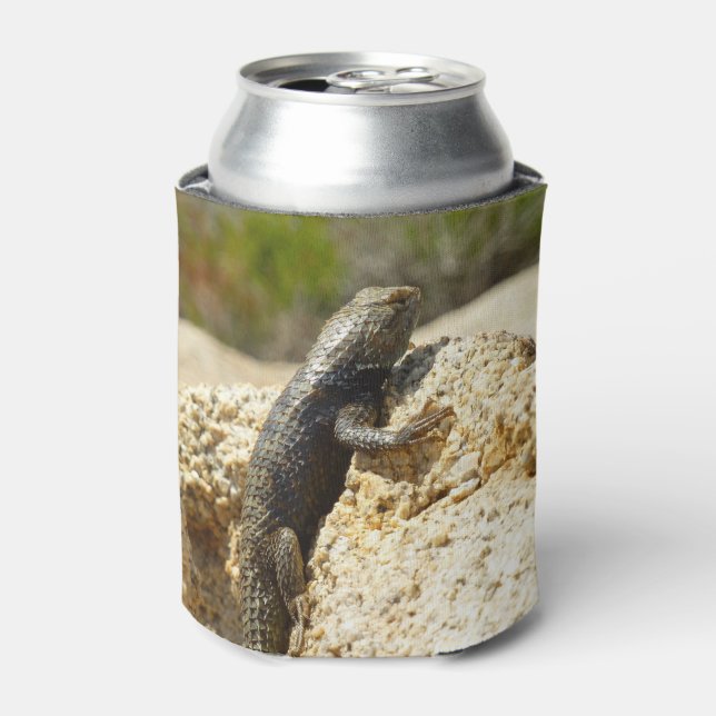 Gelbe Spiny Lizard bei Joshua Tree Dosenkühler (Kanne Vorderseite)