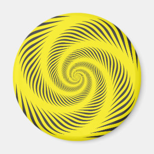 GELBE SPIRALE MAGNET