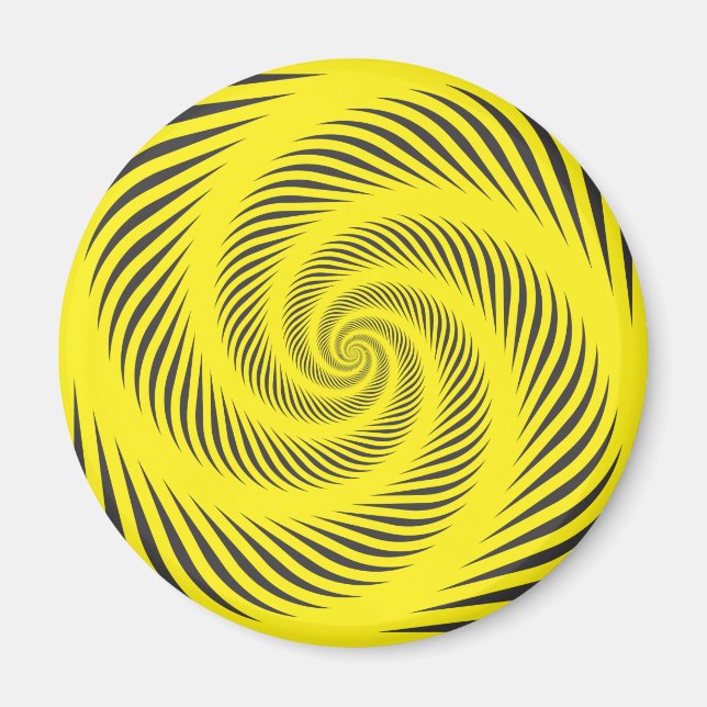 GELBE SPIRALE MAGNET (Vorne)