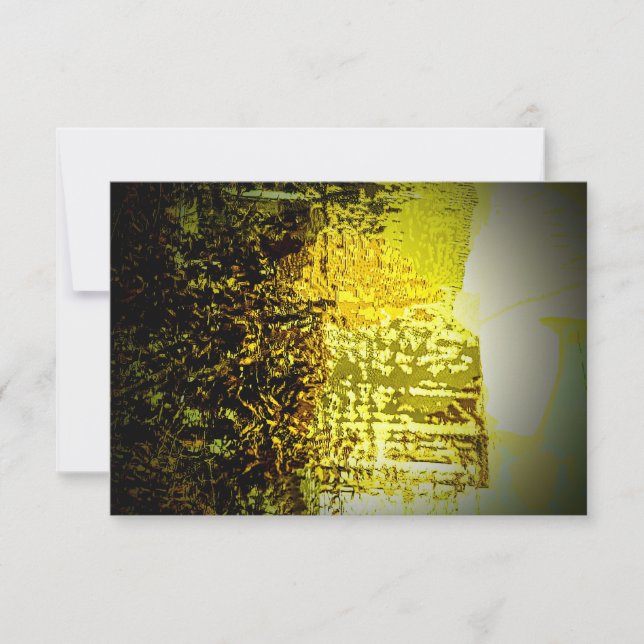 Gelbe Splotanzeige (Vorderseite)