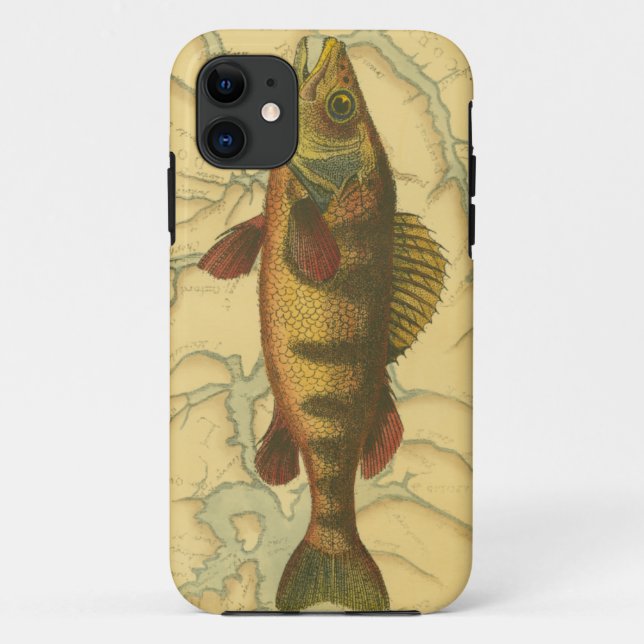 Gelbe Stange auf Karte Case-Mate iPhone Hülle (Rückseite)