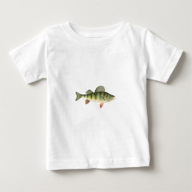 Gelbe Stangen-Kunst Baby T-shirt (Vorderseite)