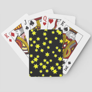 Gelbe Sterne Spielkarten