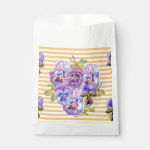 Gelbe Stiefmütterchen Kunst Blumen Blumen Party Fa Geschenktütchen