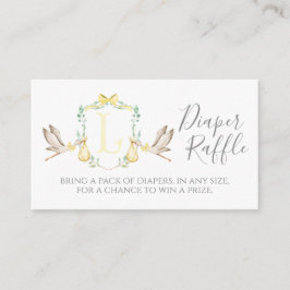 Gelbe Storchentreibkarte Begleitkarte