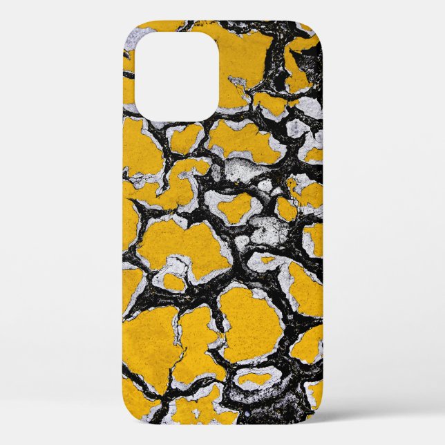 Gelbe Straßenfarbe Case-Mate iPhone Hülle (Rückseite)