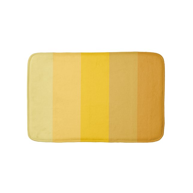gelbe Streifen Badematte (Vorderseite)