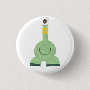 Gelbe Streifen Button