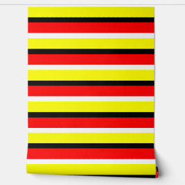 Gelbe Streifen Horizontale Linien Tapete