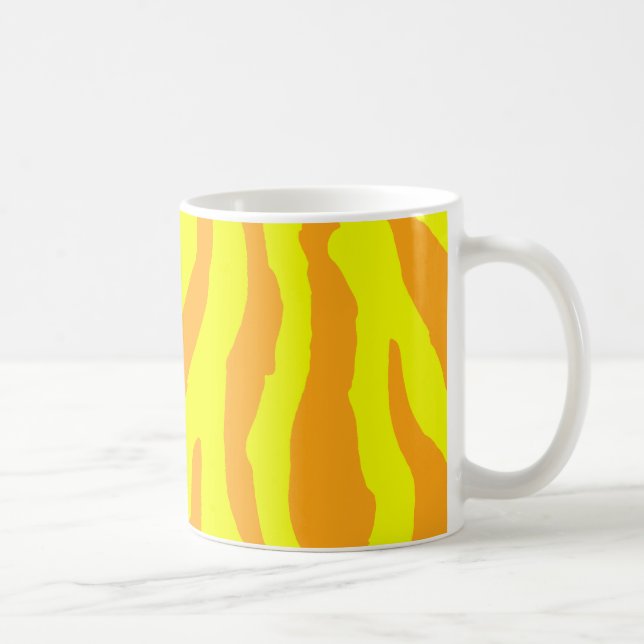 Gelbe Streifen Kaffeetasse (Rechts)