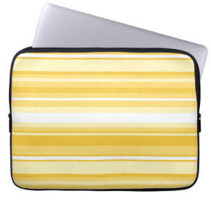 Gelbe Streifen Laptopschutzhülle