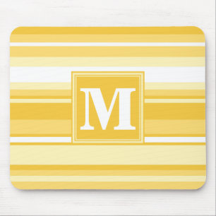 Gelbe Streifen Mousepad