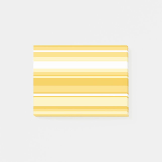 Gelbe Streifen Post-it Klebezettel (Vorderseite)