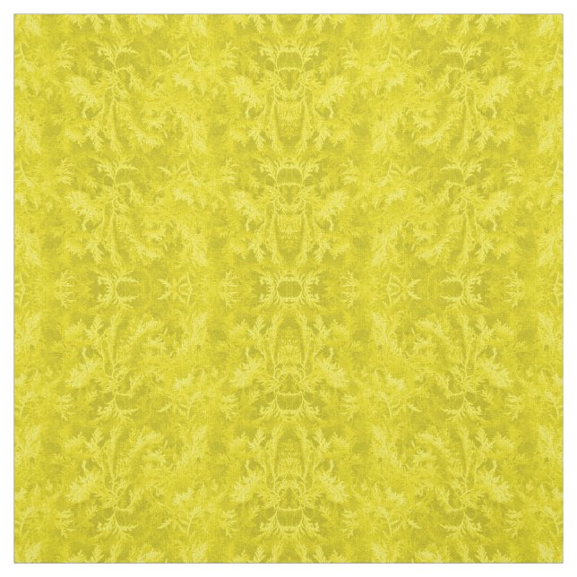 Gelbe Tanne Stoff (Muster)