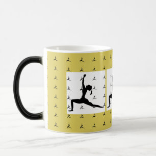 Gelbe Tasse/ Morphing-Designs Kaffeecup-Magie Verwandlungstasse