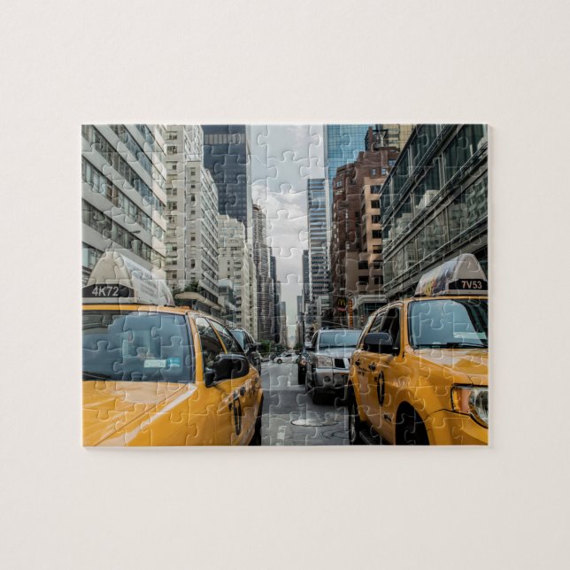 Gelbe Taxis New York (Horizontal)