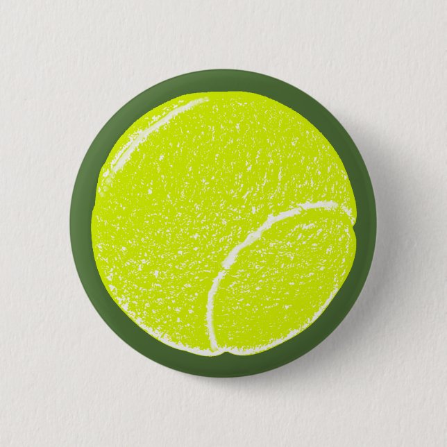 Gelbe Tennisball Button (Vorderseite)