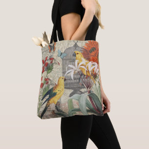Gelbe tropische Blume Tasche
