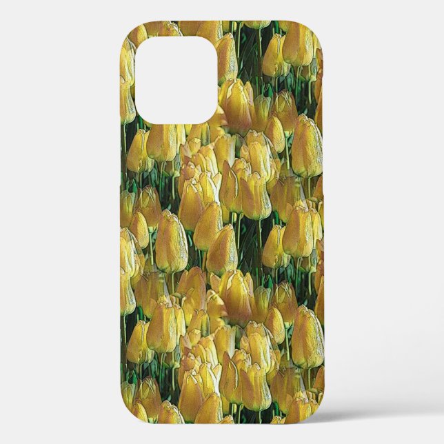 Gelbe Tulips Case-Mate iPhone Hülle (Rückseite)