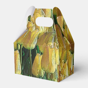 Gelbe Tulips Geschenkschachtel