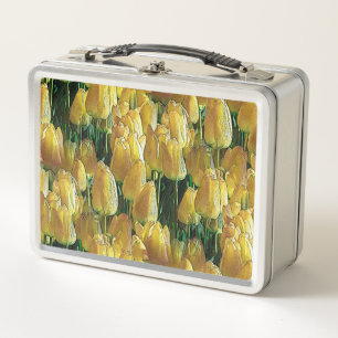Gelbe Tulips Metall Brotdose