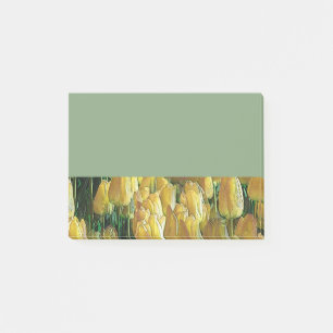 Gelbe Tulips Post-it Klebezettel