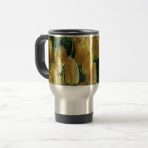 Gelbe Tulips Reisebecher