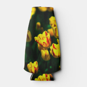 Gelbe Tulpe-Blume Flaschenkühler