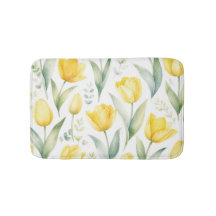 Gelbe Tulpen Aquarell-Blumenmalerei Botanisch