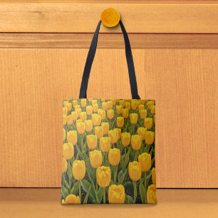 Gelbe Tulpen-Tasche Tasche