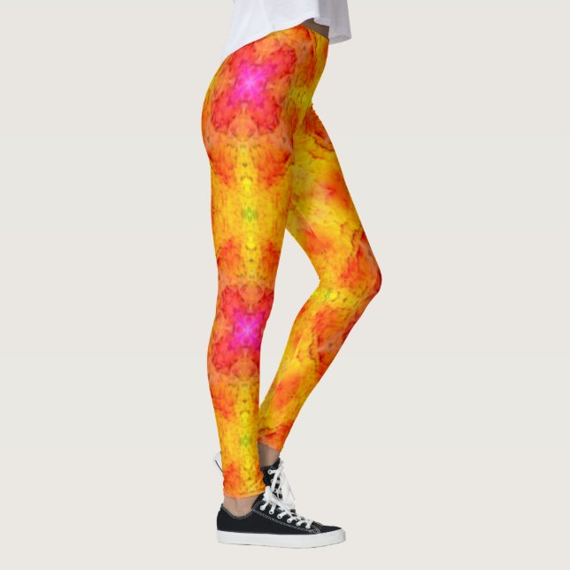 Gelbe u. rosa Leggings (Rechts)