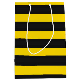 Gelbe u. schwarze Biene-Inspirierte Streifen Mittlere Geschenktüte