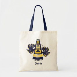Gelbe und blaue Beifall-Taschen-Tasche Tragetasche