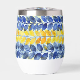 Gelbe und blaue Blätter