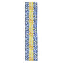 Gelbe und blaue Blätter