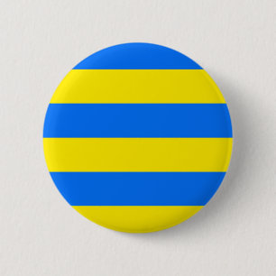 Gelbe und blaue Streifen Button