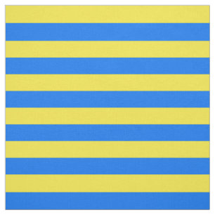 Gelbe und blaue Streifen Stoff