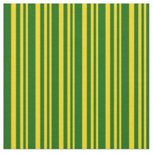 Gelbe und dunkelgrüne Streifen/Linienmuster Stoff