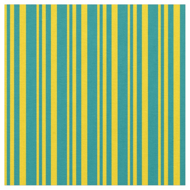 Gelbe und dunkle Streifen/Linienmuster Stoff (Nahaufnahme)