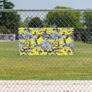 Gelbe und graue Camouflage, Militär, Armee Banner