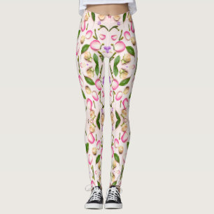 Gelbe und grüne Blätter Leggings